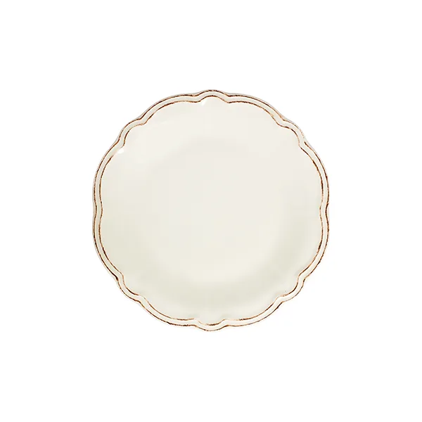Retro Fulya Düz Tabak 21 cm