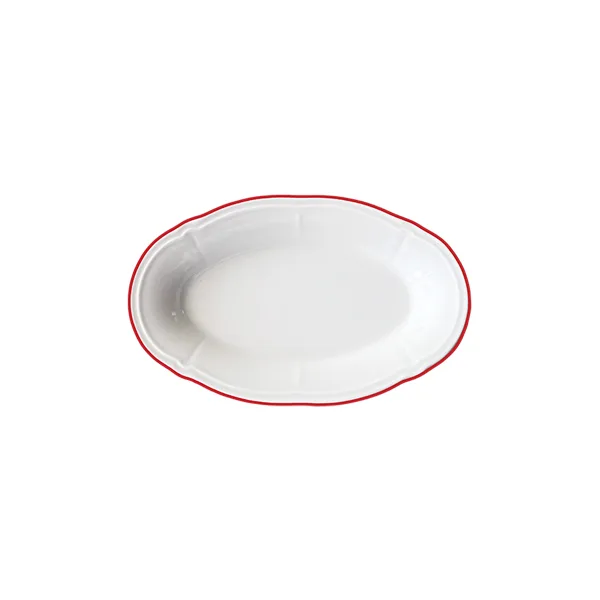 Coral Line Fulya Oval Platter 21 cm