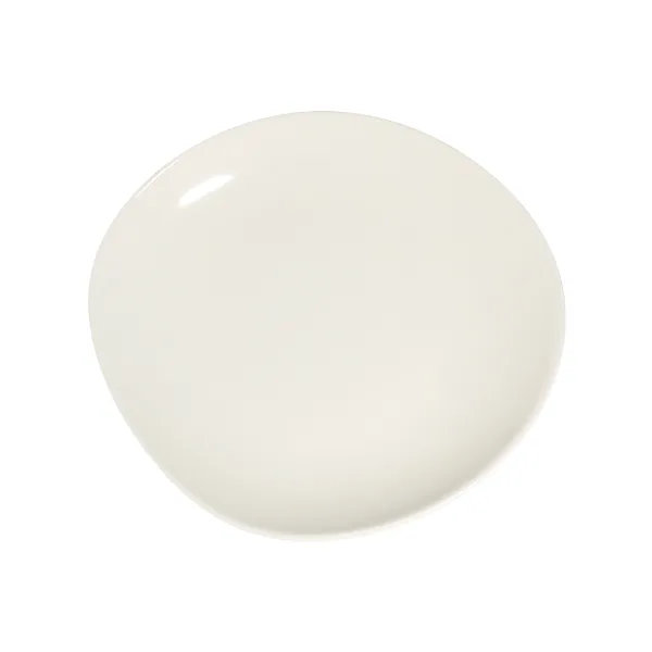Transparent Pebble Flat Plate 27 cm