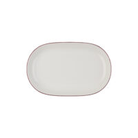 Modest Maroon Magnus Oval Platter 28 cm