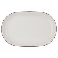 Modest Maroon Magnus Oval Platter 37 cm