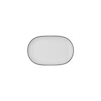 Modest Black Magnus Oval Platter 23 cm