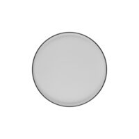 Modest Black Stolt Düz Tabak 21 cm