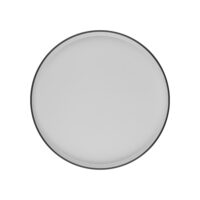 Modest Black Stolt Düz Tabak 25,5 cm