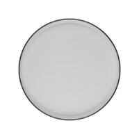 Modest Black Stolt Düz Tabak 28 cm